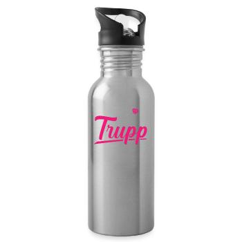 Bachelorette Party Jga - Trinkflasche mit integriertem Trinkhalm - Lightsilver - Rechts
