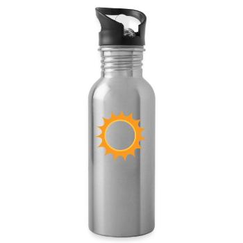 Sorority Soroitas Great Sun - Water bottle with straw - silver - Right
