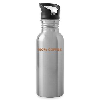 Barista Kaffee - Trinkflasche mit integriertem Trinkhalm - Lightsilver - Rechts