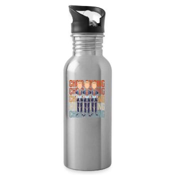 Choir Singers - Water bottle with straw - silver - Right
