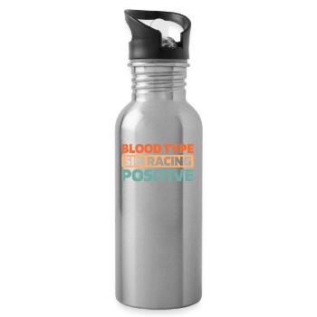 Sim Racing - Trinkflasche mit integriertem Trinkhalm - Lightsilver - Rechts