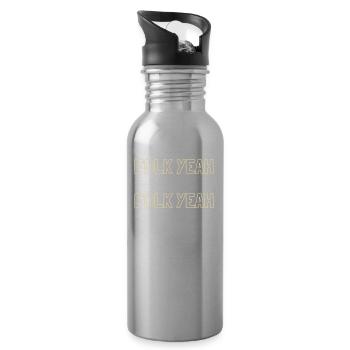 Banjo - Water bottle with straw - silver - Right