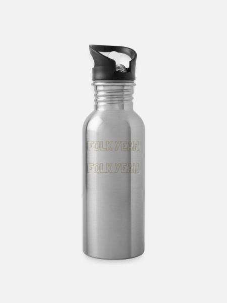Banjo - Trinkflasche mit integriertem Trinkhalm -