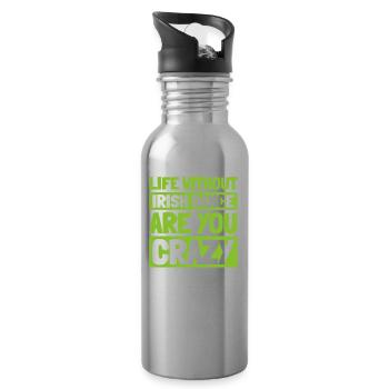 Irish Dance Irischer Tanz - Water bottle with straw - silver - Right
