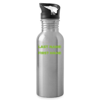 Irish Dance Irischer Tanz - Water bottle with straw - silver - Right
