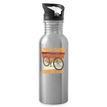 Bicycle mechanic - Water bottle with straw - silver - Right