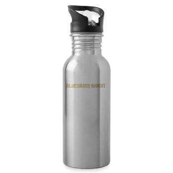 Banjo - Water bottle with straw - silver - Right