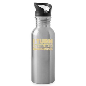 Banjo - Water bottle with straw - silver - Right