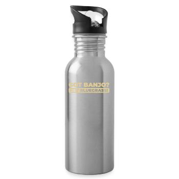 Banjo - Water bottle with straw - silver - Right
