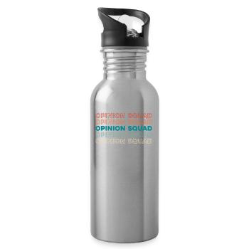 Bauarbeiter Kader - Trinkflasche mit integriertem Trinkhalm - Lightsilver - Rechts