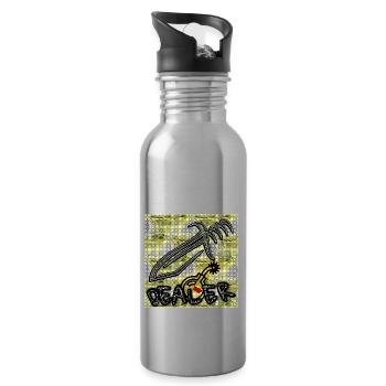 DEALER - Club WoW - Trinkflasche mit integriertem Trinkhalm - Lightsilver - Rechts
