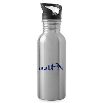 Evolution adult baby Pelota - Trinkflasche mit integriertem Trinkhalm - Lightsilver - Rechts