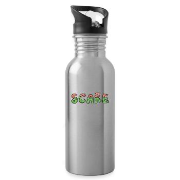 Customer Service of the Customer Service Department - Water bottle with straw - silver - Right