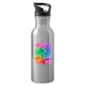 Archery - Water bottle with straw - silver - Right