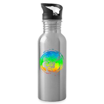 Lacrosse - Water bottle with straw - silver - Right