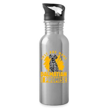 Juste un Dalmatien de plus je promets - Gourde avec paille intégrée - argent clair - Droite