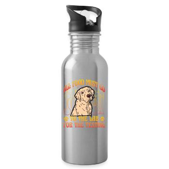 All Food must go to the Lab for the testing - Water bottle with straw - silver - Right