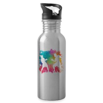 Boxing - Water bottle with straw - silver - Right
