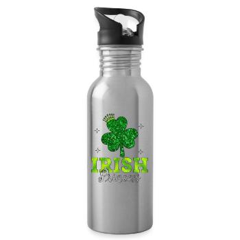 Irish Princess - Water bottle with straw - silver - Right