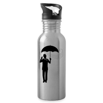 Magician - Umbrella - Melon - Pantomime - 2C - Water bottle with straw - silver - Right