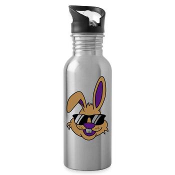 cool - Water bottle with straw - silver - Right