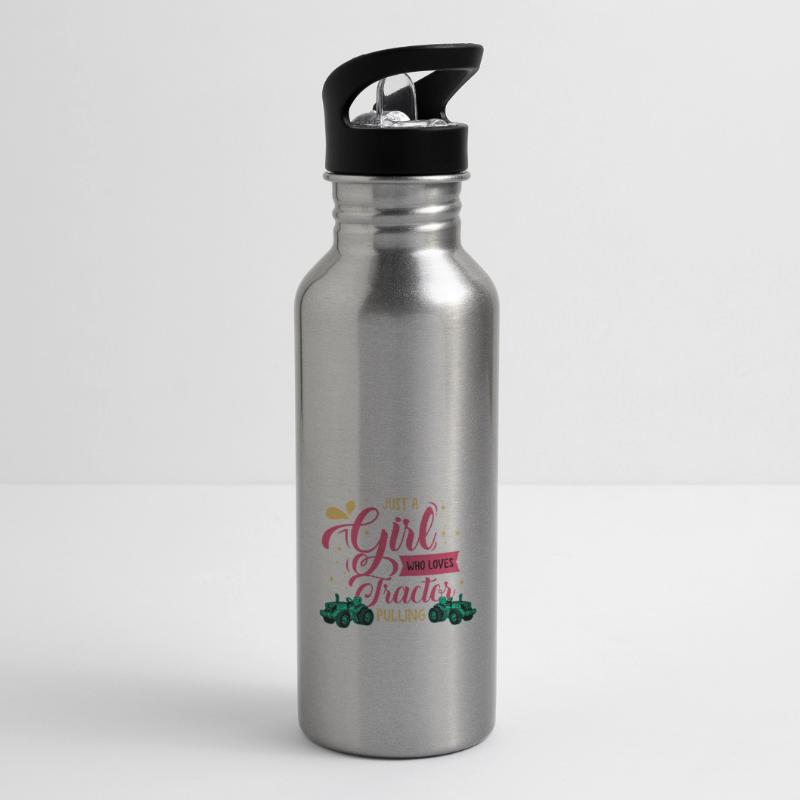 tractor pulling, tractor pulling, drag, Water bottle with straw