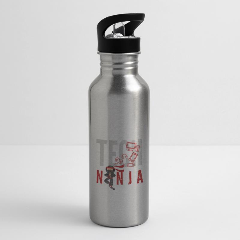 tech, tech analyst, programmer, Water bottle with straw