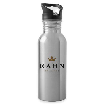 Rahn Original Family Logo - Water bottle with straw - silver - Right