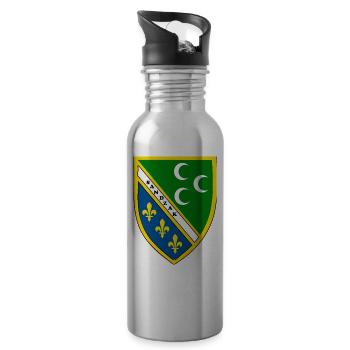 Sandzak - Water bottle with straw - silver - Right