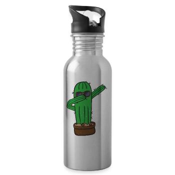 Dabbing Cactus Lunettes de soleil Succulent - Gourde avec paille intégrée - argent clair - Droite