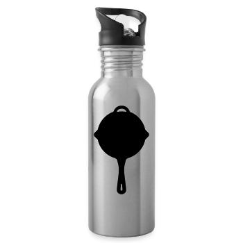 Skillet - Trinkflasche mit integriertem Trinkhalm - Lightsilver - Rechts