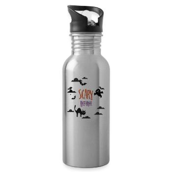 Scary Referee - Water bottle with straw - silver - Right