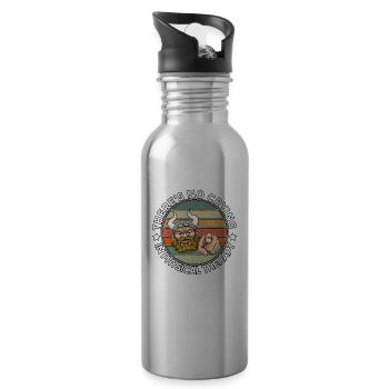 Physical Therapist Speech and Massage Therapy Chir - Trinkflasche mit integriertem Trinkhalm - Lightsilver - Rechts