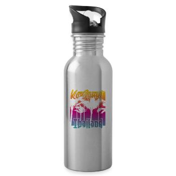 Ko Samet Thailand - Water bottle with straw - silver - Right