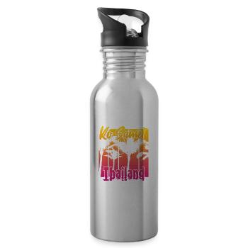 Ko Samet Thailand - Water bottle with straw - silver - Right