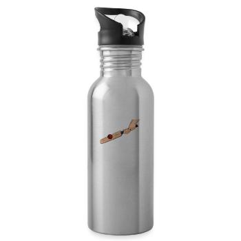 Cricket - Trinkflasche mit integriertem Trinkhalm - Lightsilver - Rechts