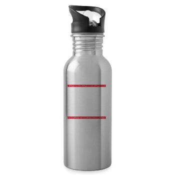 Indonesia 2023 - Trinkflasche mit integriertem Trinkhalm - Lightsilver - Rechts