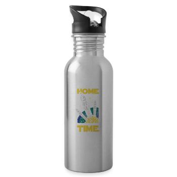 Space Colonization - Water bottle with straw - silver - Right