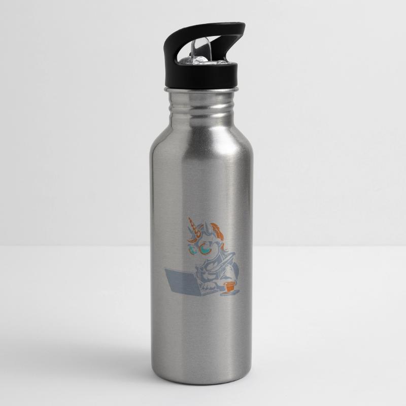 Developer, Coder, Programmer, Coffee Water bottle with straw