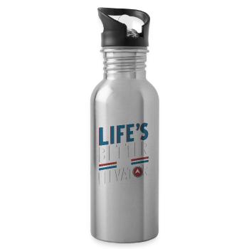 Elevator Elevator - Water bottle with straw - silver - Right