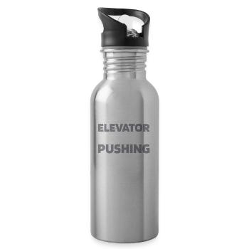 Elevator Elevator - Water bottle with straw - silver - Right