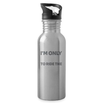 Elevator Elevator - Water bottle with straw - silver - Right