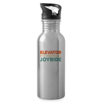 Elevator Elevator - Water bottle with straw - silver - Right