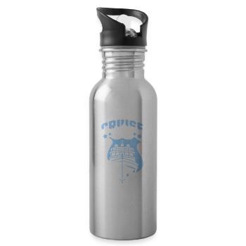 Cruise - Water bottle with straw - silver - Right