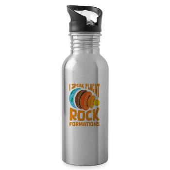 Geology Geologist - Water bottle with straw - silver - Right