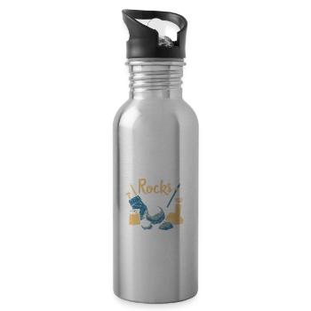 Geology Geologist - Water bottle with straw - silver - Right
