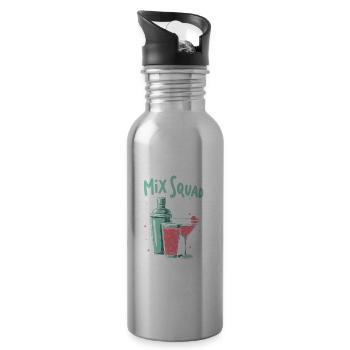 Bartender Bartender Squad - Water bottle with straw - silver - Right