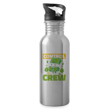 Controller Team - Trinkflasche mit integriertem Trinkhalm - Lightsilver - Rechts