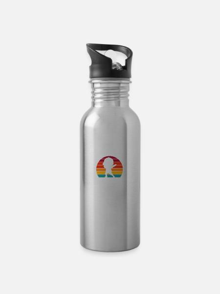 Kindergarten Dabbing Kindergartenanfänger Geschenk - Trinkflasche mit integriertem Trinkhalm -