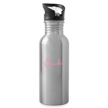Cook Chef Hobby Food Kitchen - Water bottle with straw - silver - Right
